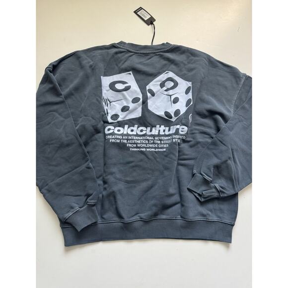 Cold Culture DICE CREWNECK SLATE BLUE XXL - Picture 1 of 3